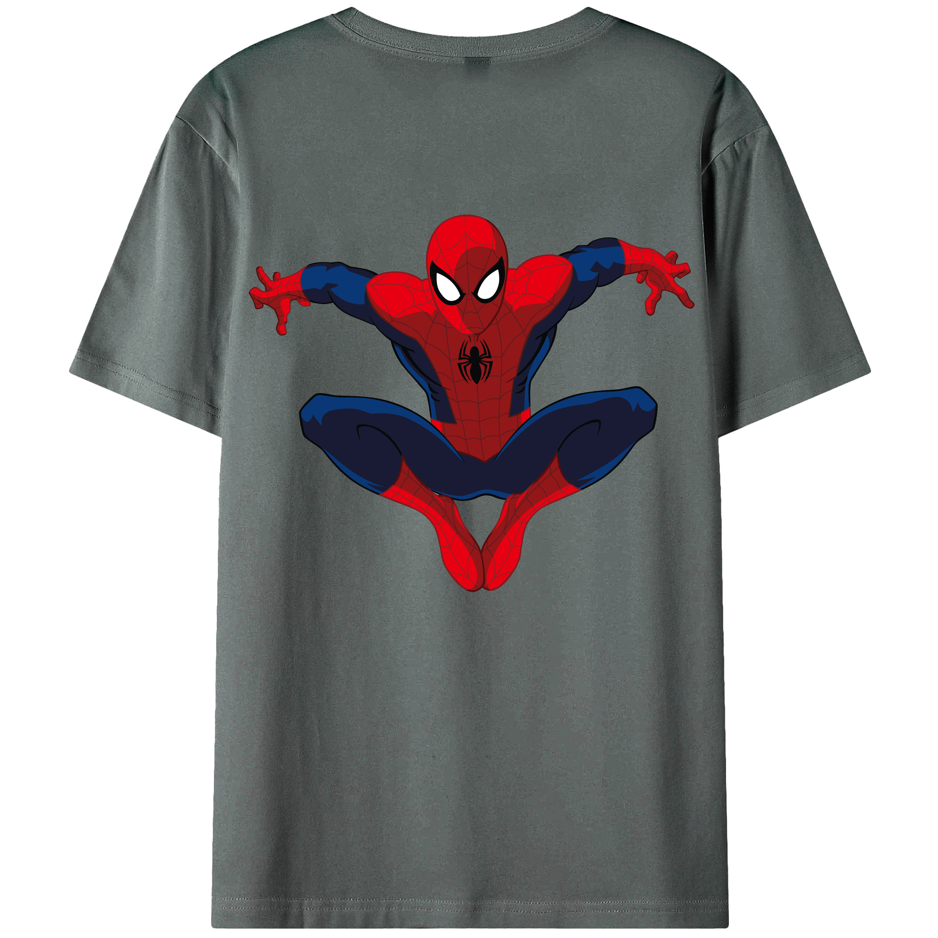 （画像用） アベンジャーズ The Avengers 綿100％ メンズ半袖Tシャツ（バックプリント） 通気性